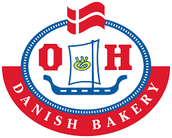 The logo for O&H Danish Bakery.